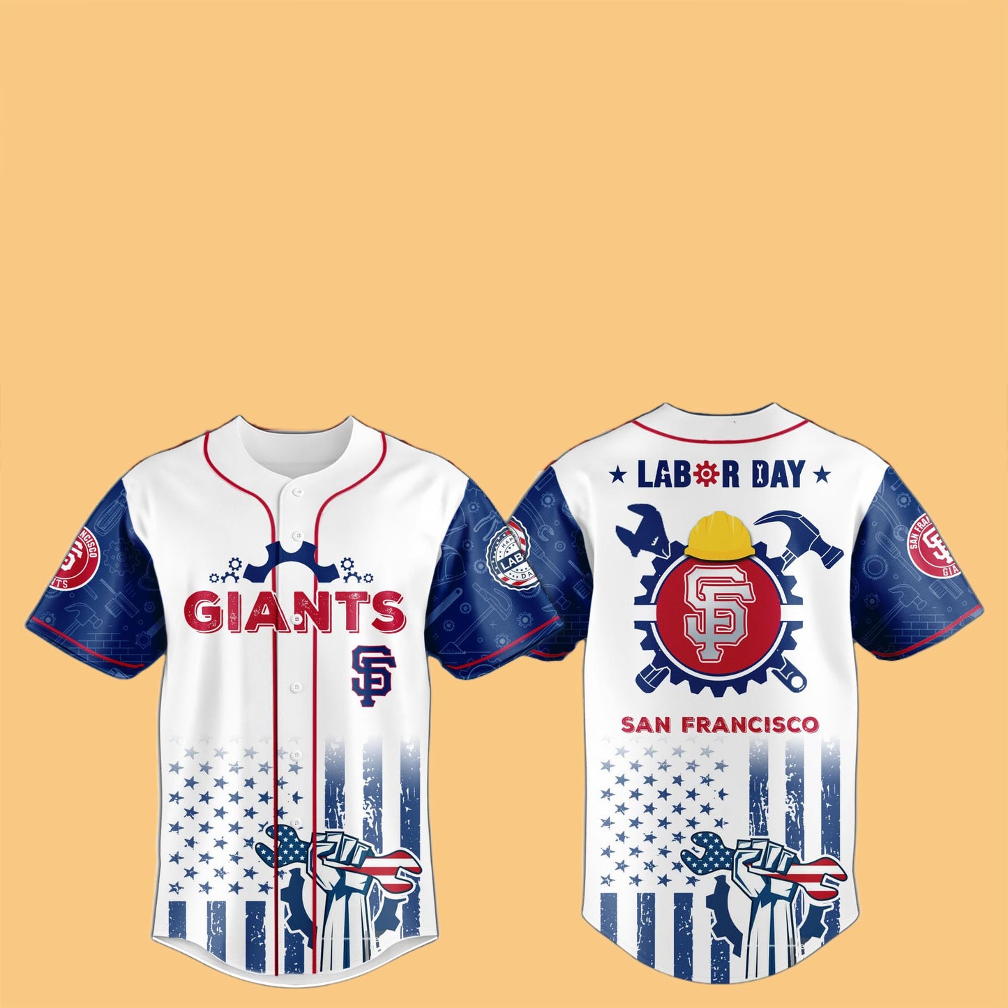 2025 SF Giants Labor Day Hat Jersey
