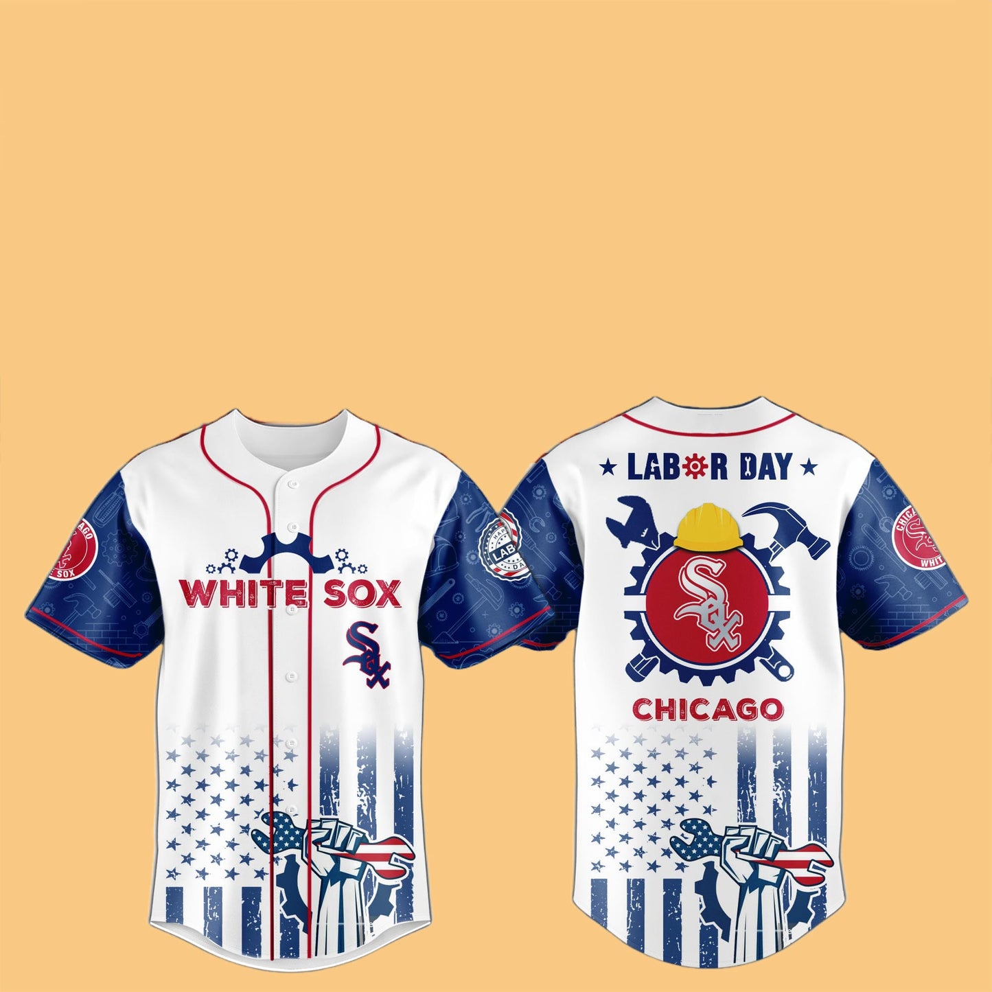 2025 White Sox Labor Day Hat Jersey