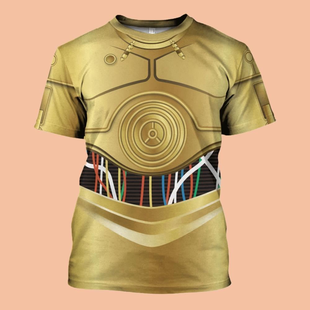 C-3PO Costume Shirt Halloween 2025