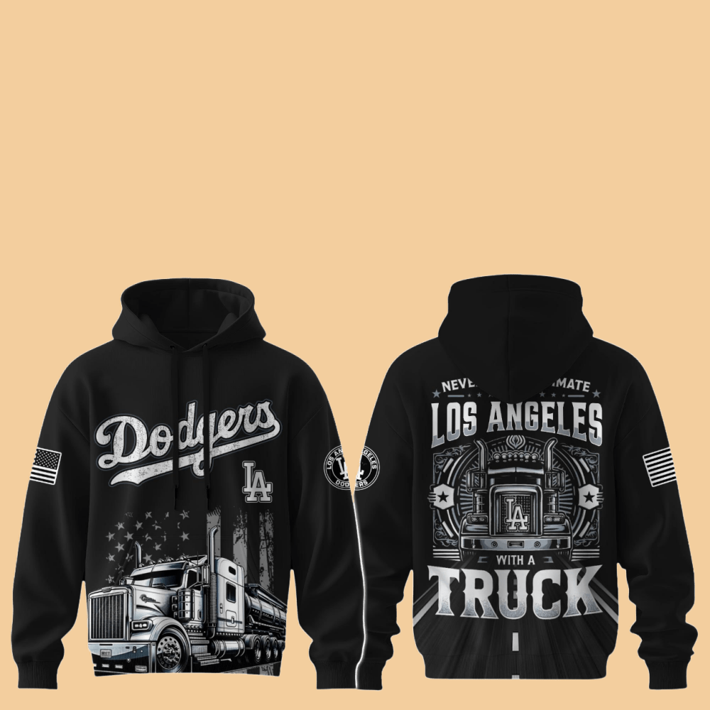 2025 LA Dodgers Nation Truck Driver Appreciation Week Hoodie - Cabryon