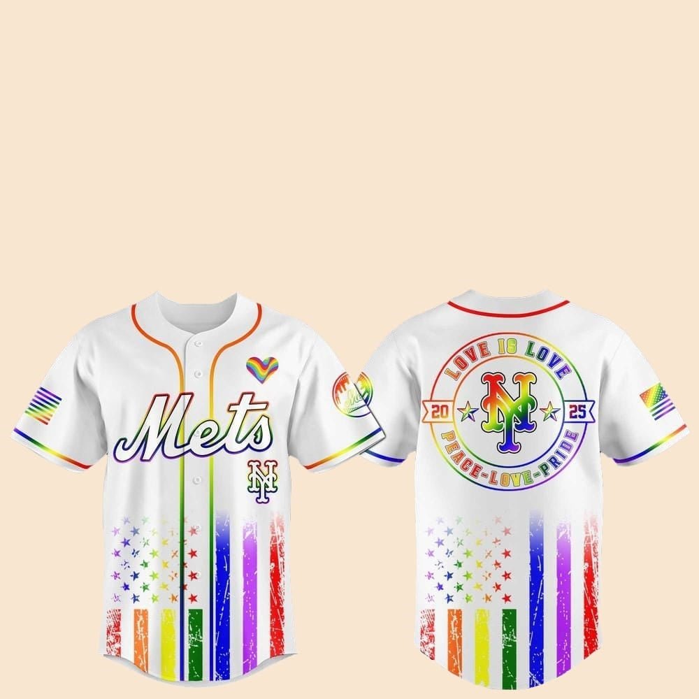 2025 New York Mets Pride Month Love Is Love Jersey - Cabryon
