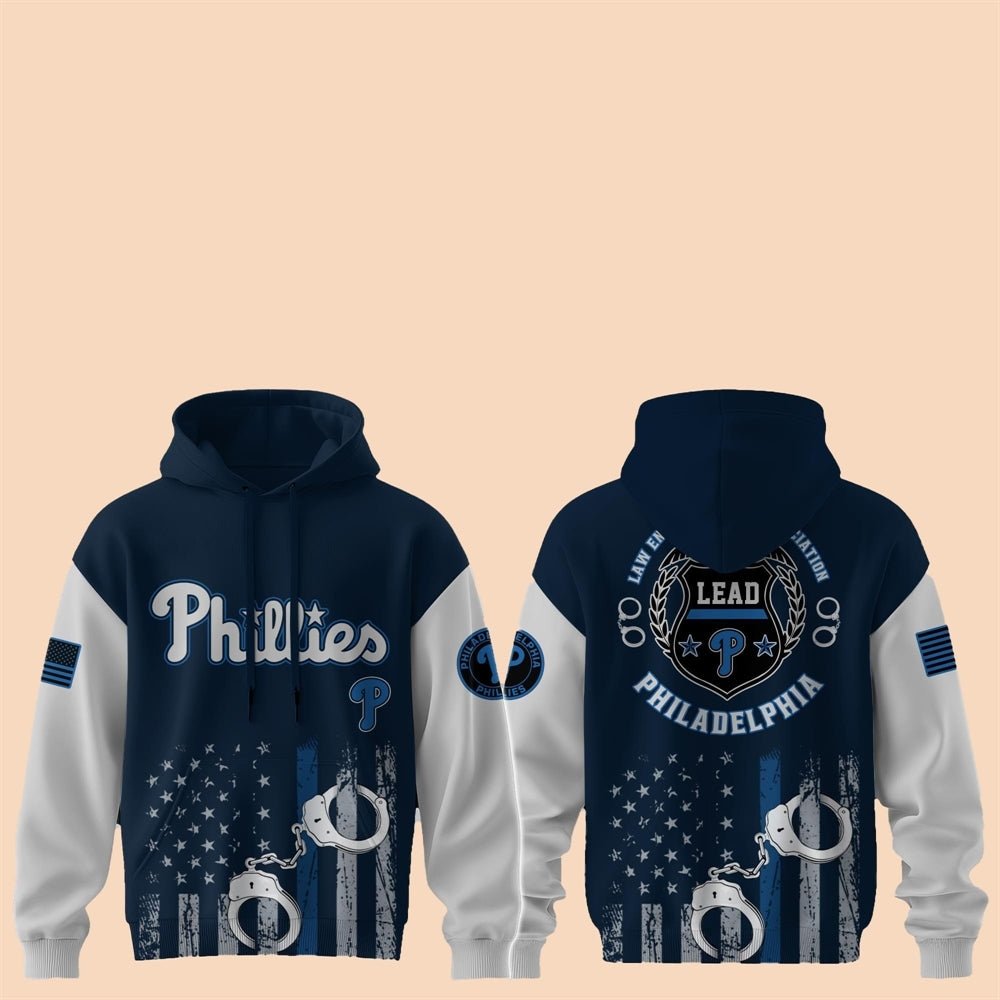 2025 Phillies Law Enforcement Appreciation Day Hoodie - Cabryon