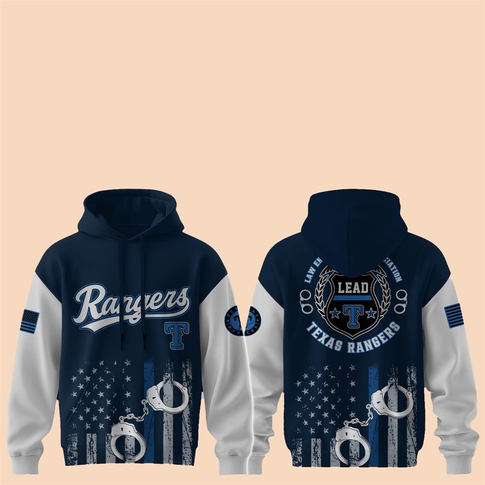 2025 Rangers Law Enforcement Appreciation Day Hoodie - Cabryon