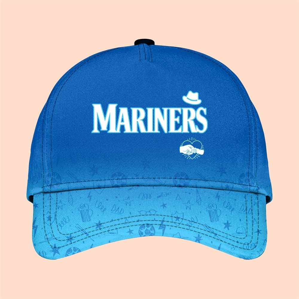 2025 Seattle Mariners Happy Father Day Hat - Cabryon