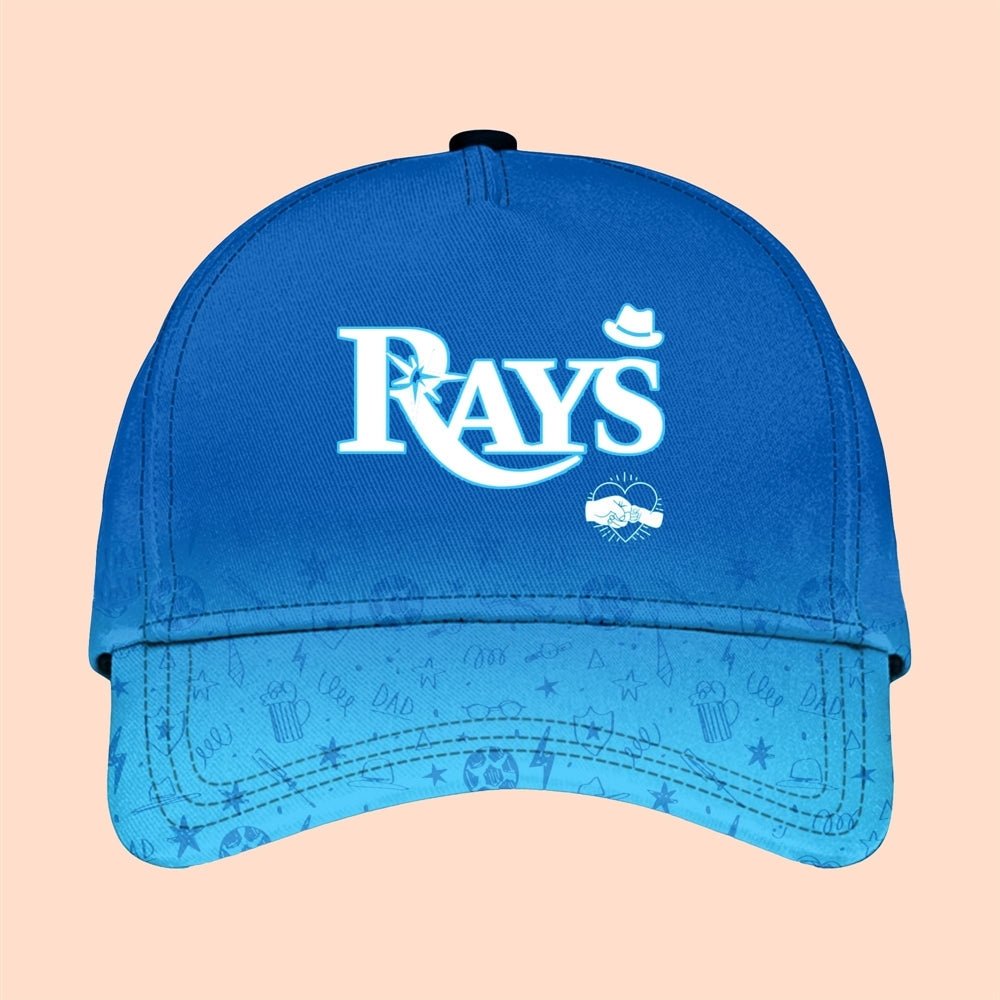 2025 Tampa Bay Rays Happy Father Day Hat - Cabryon