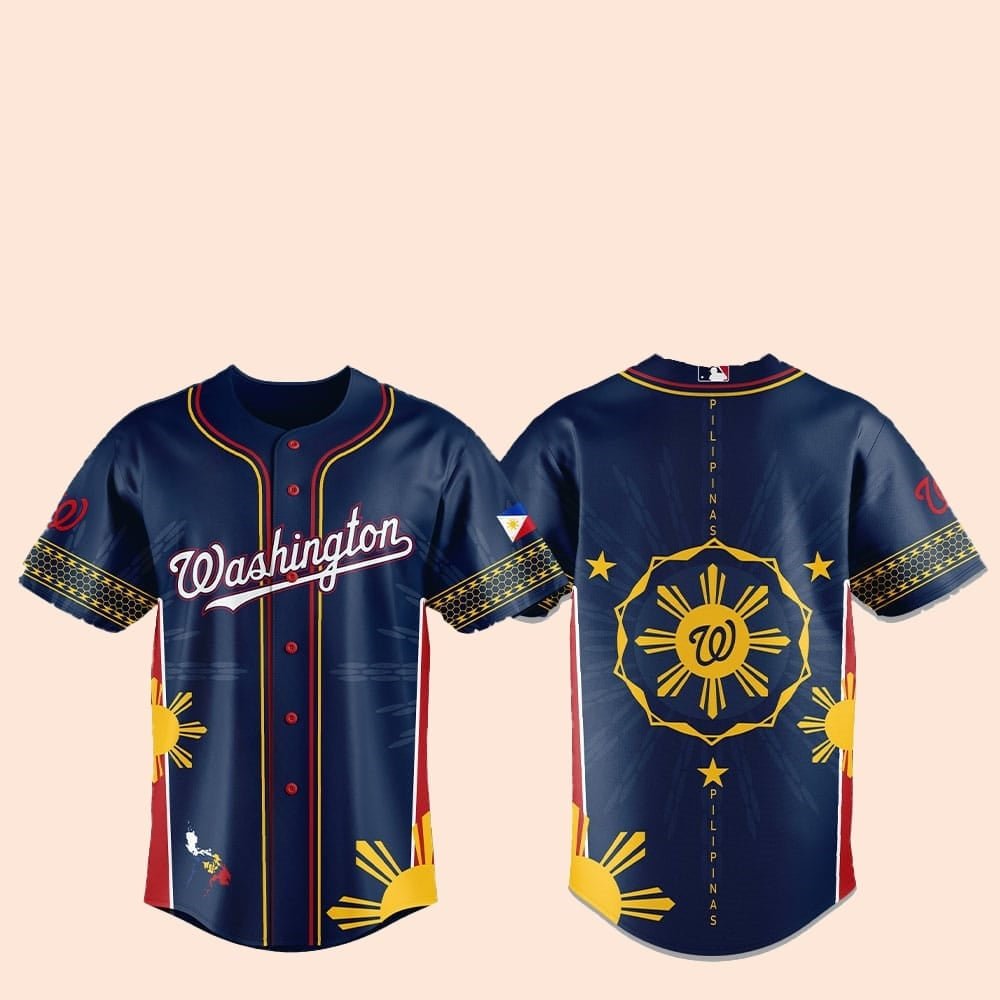 2025 Washington Nationals Filipino Heritage Night Jersey - Cabryon