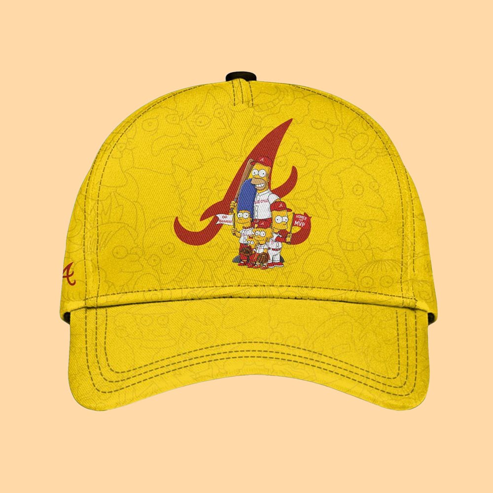 2025 Braves The Simpsons Jersey Hat