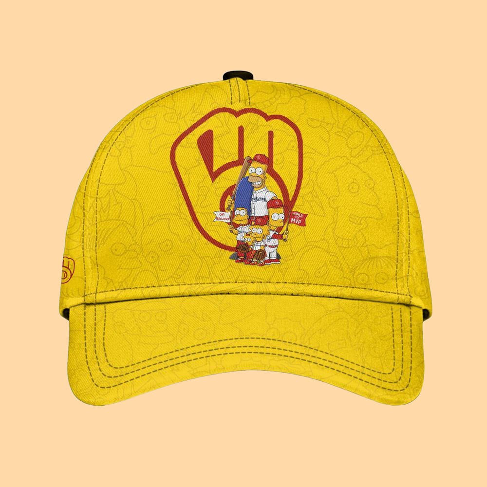 2025 Brewers The Simpsons Jersey Hat