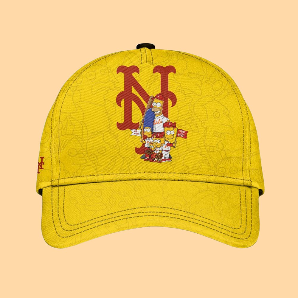 2025 NY Mets The Simpsons Jersey Hat