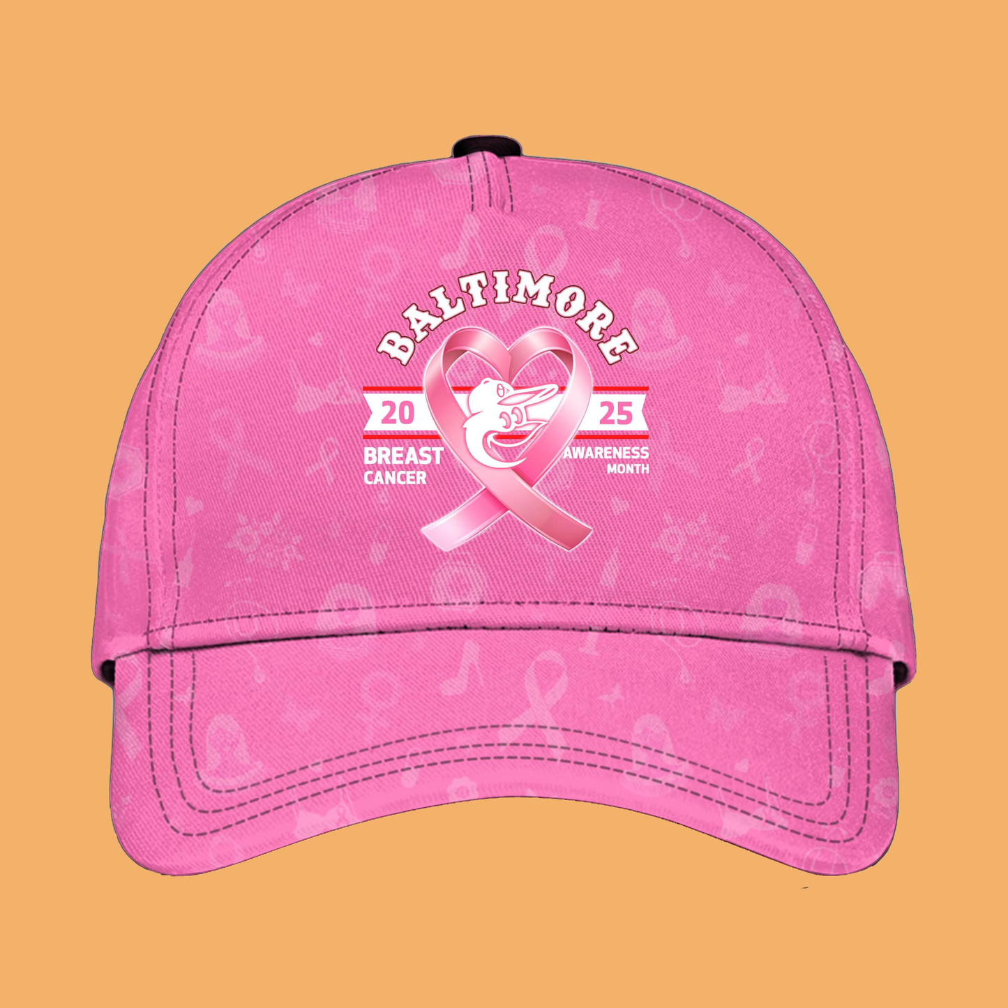 2025 Orioles Special Breast Cancer Awareness Month Hat And Jersey