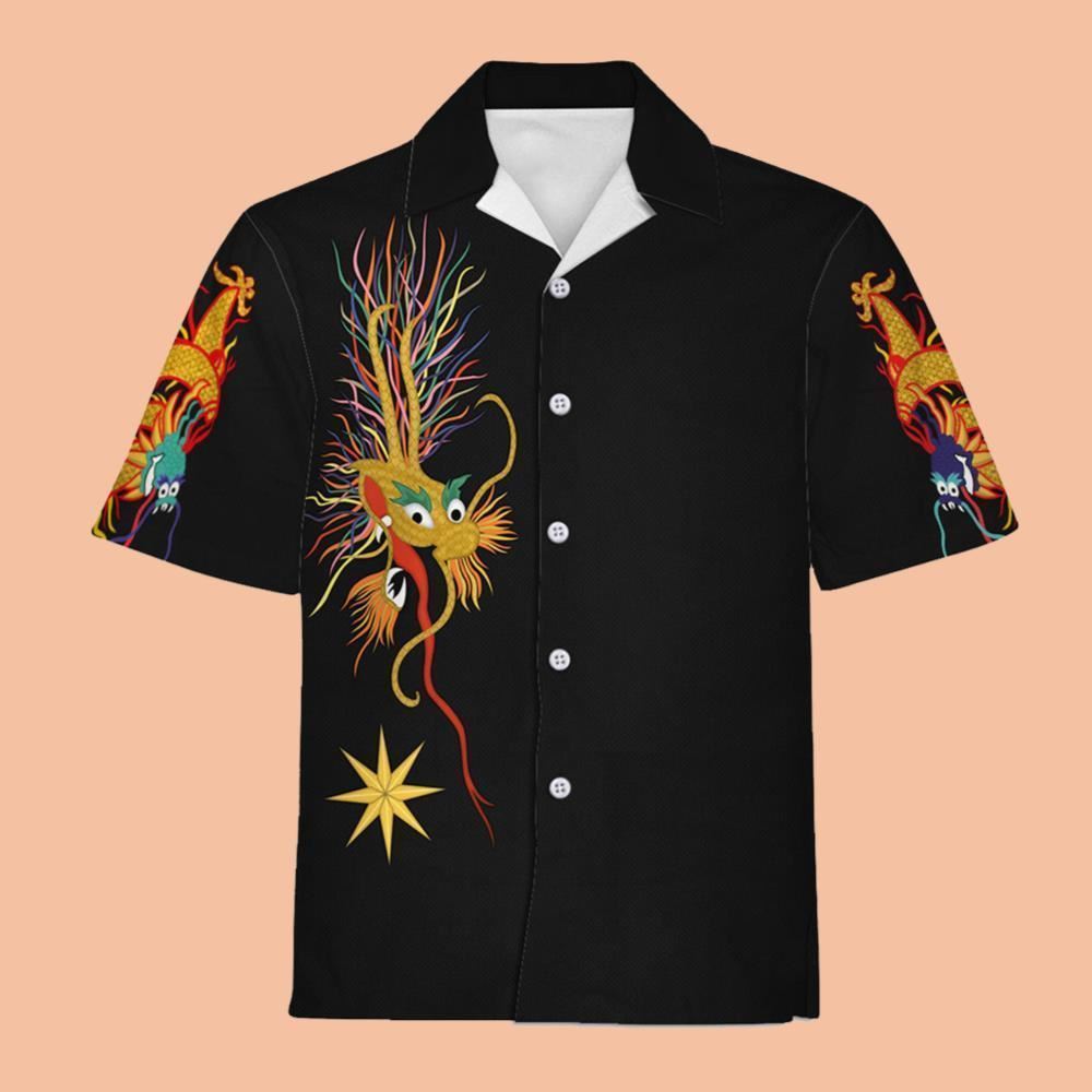 Jimmy Page Dragon Suit Costume Shirt Halloween 2025
