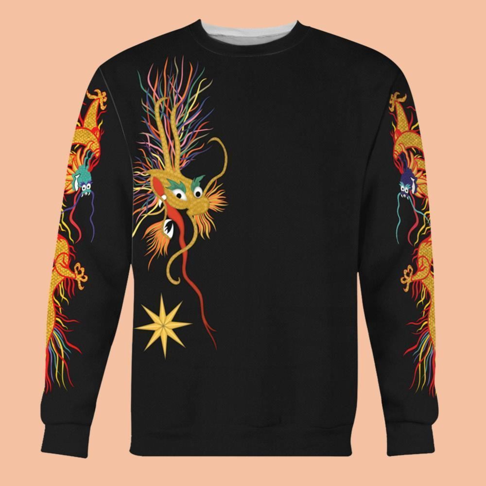 Jimmy Page Dragon Suit Costume Shirt Halloween 2025