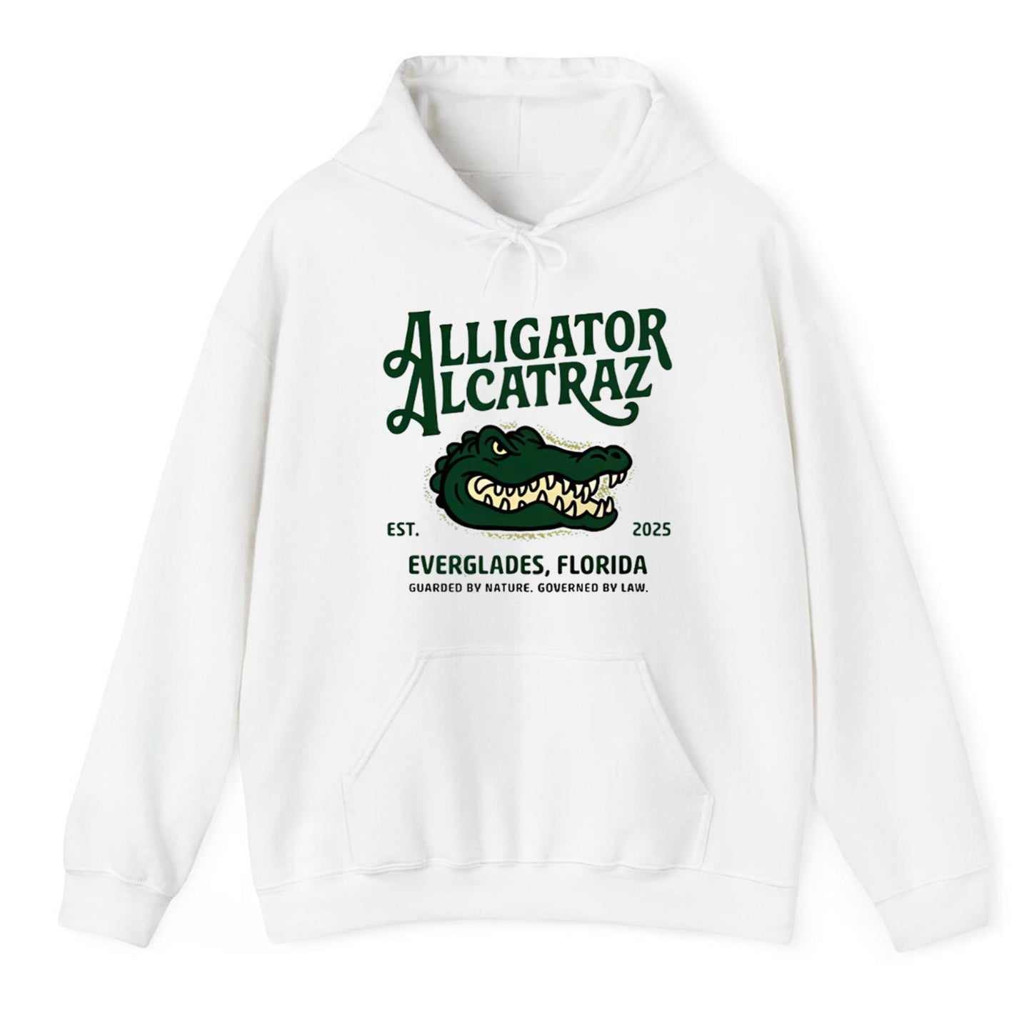 Alligator Alcatraz Est 2025 Everglades Florida Guarded By Nature Governed By Law Shirt