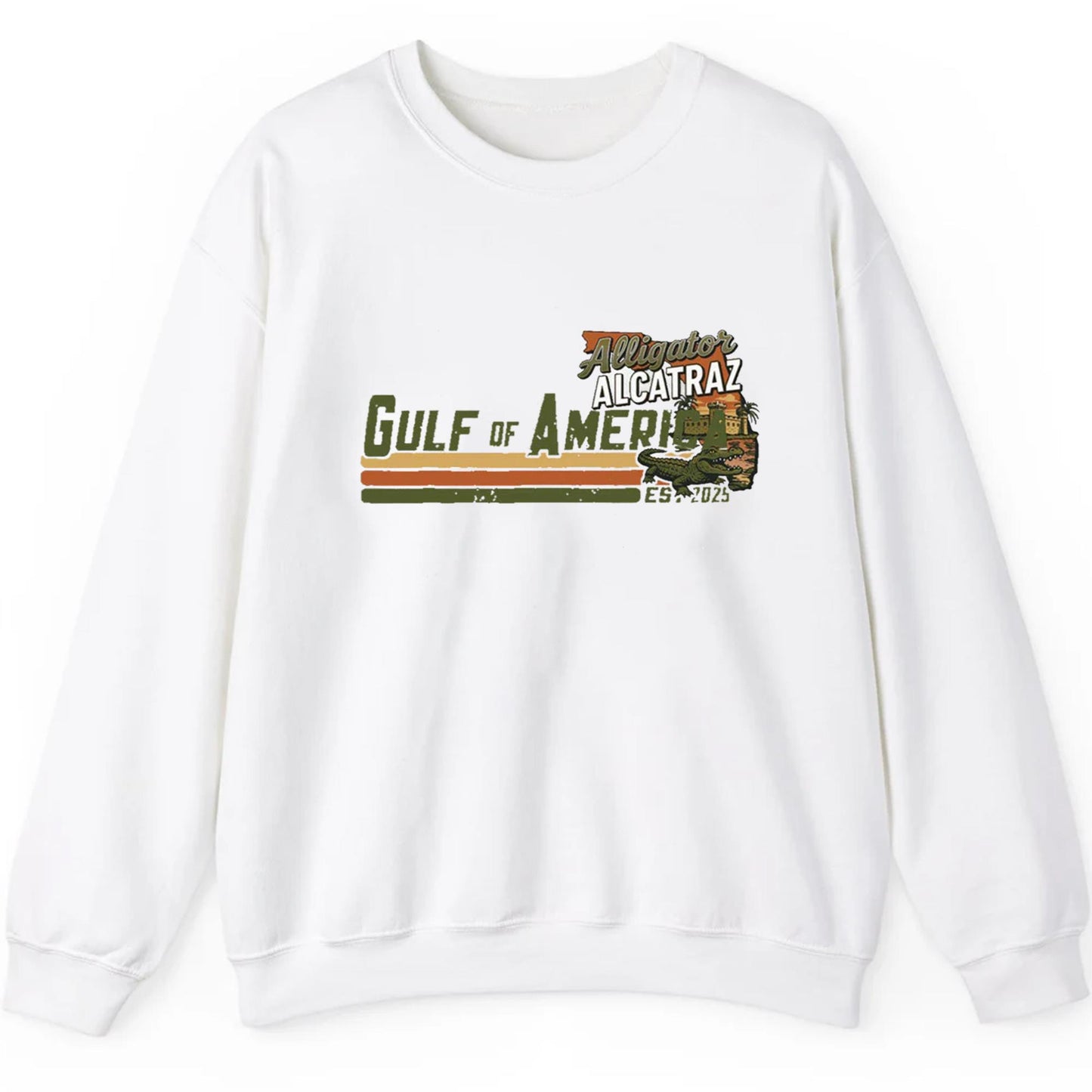 Alligator Alcatraz Gulf Of America Est 2025 Shirt