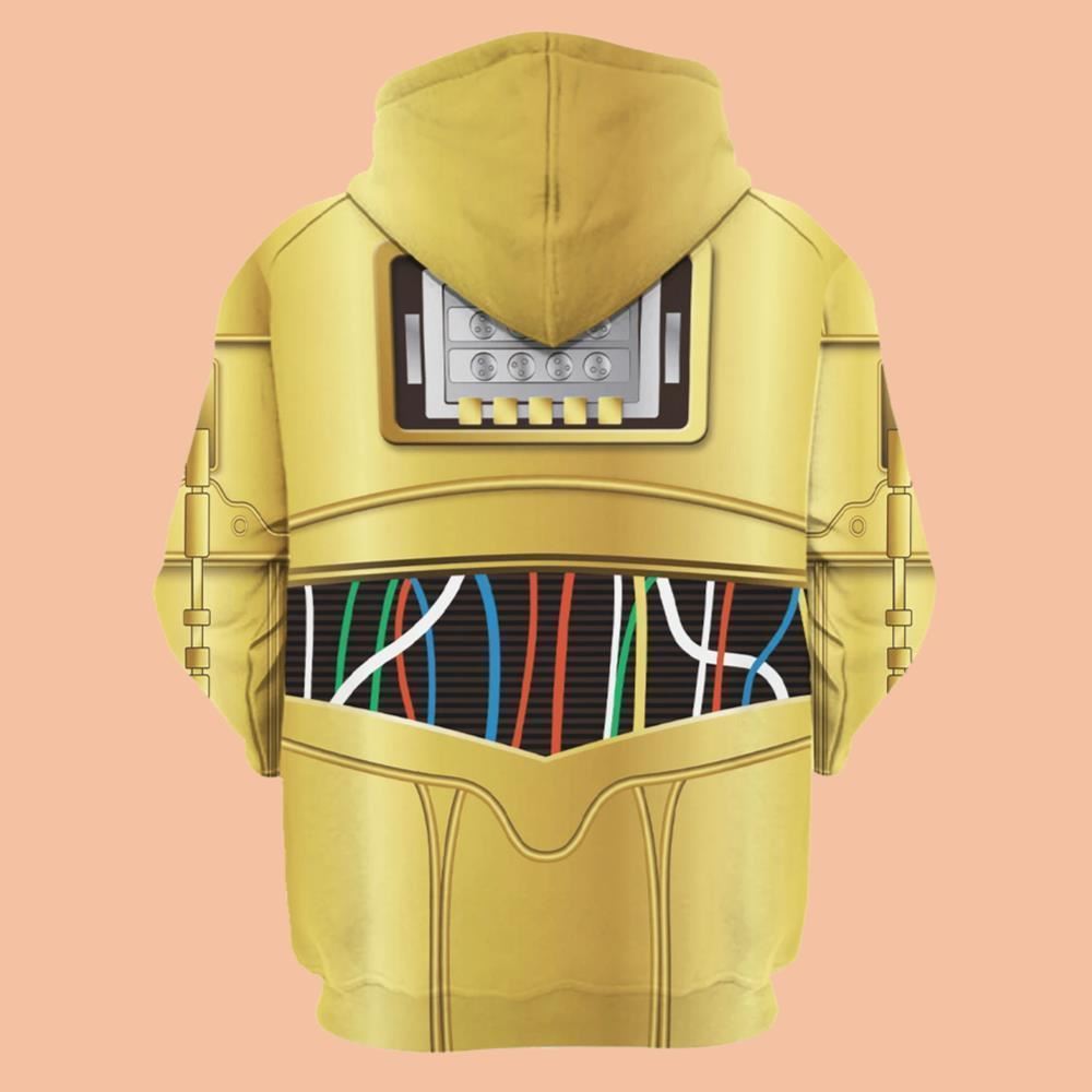 C-3PO Costume Shirt Halloween 2025