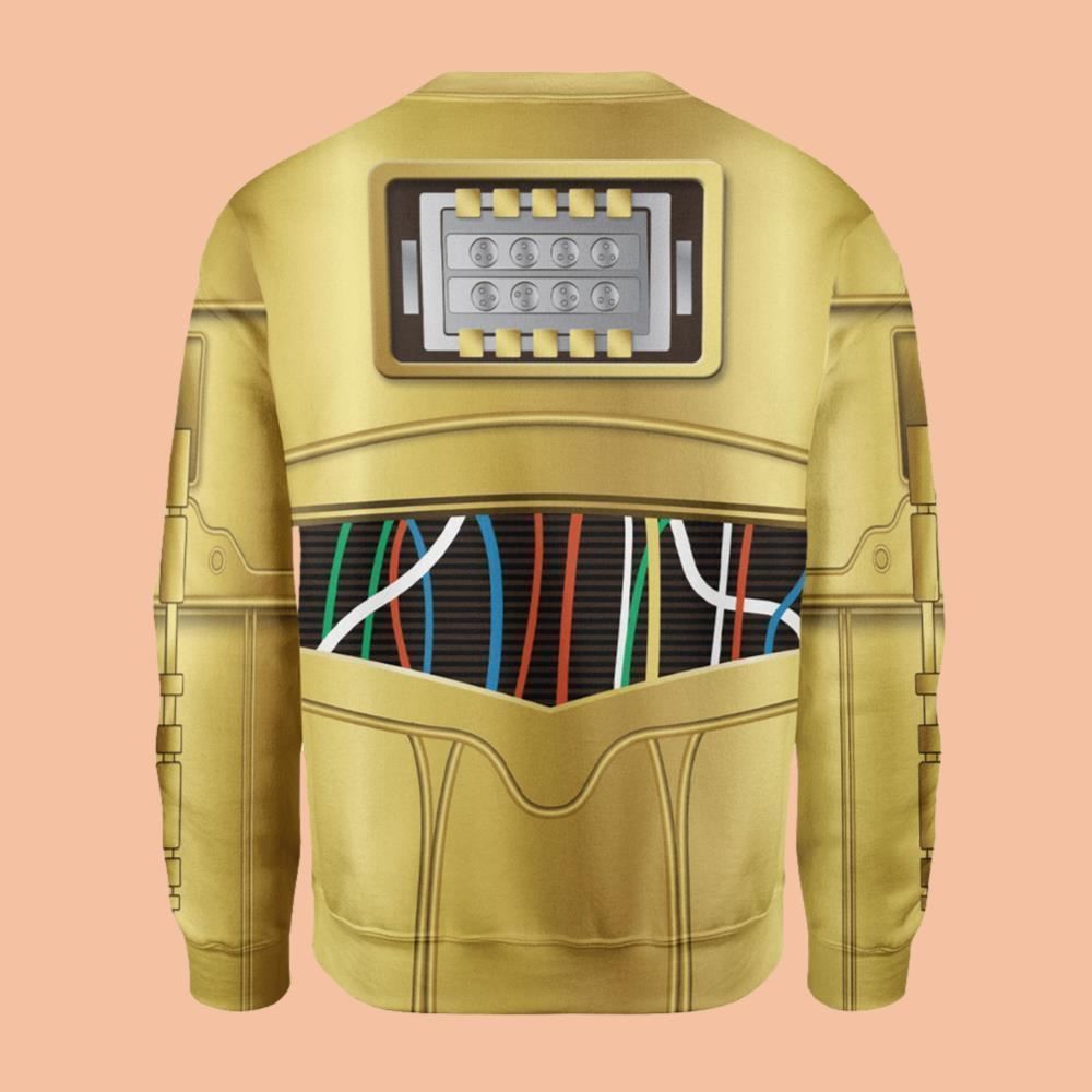 C-3PO Costume Shirt Halloween 2025
