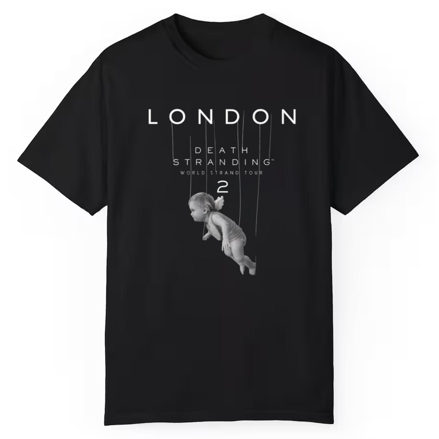 Hideo Kojima London Death Stranding Word Strand Tour Shirt