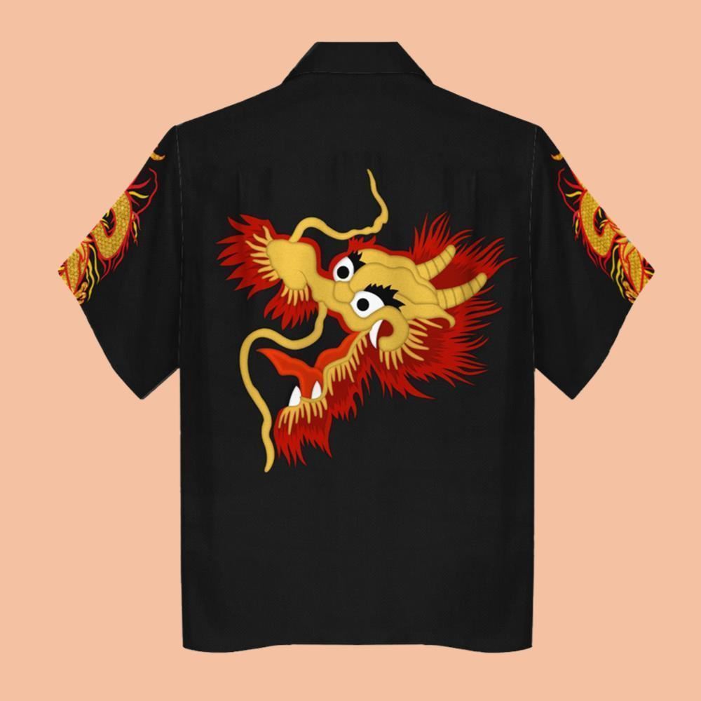 Jimmy Page Dragon Suit Costume Shirt Halloween 2025