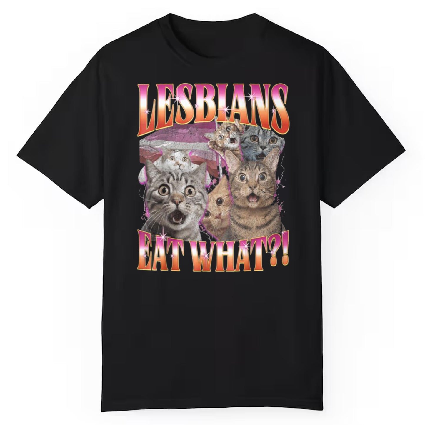 Lesbians Eat What Cat Shirt