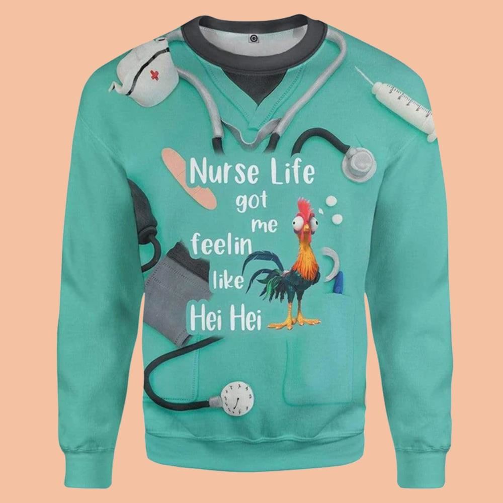 Nurse Life Unisex Pullover Ugly Sweater Christmas 2025
