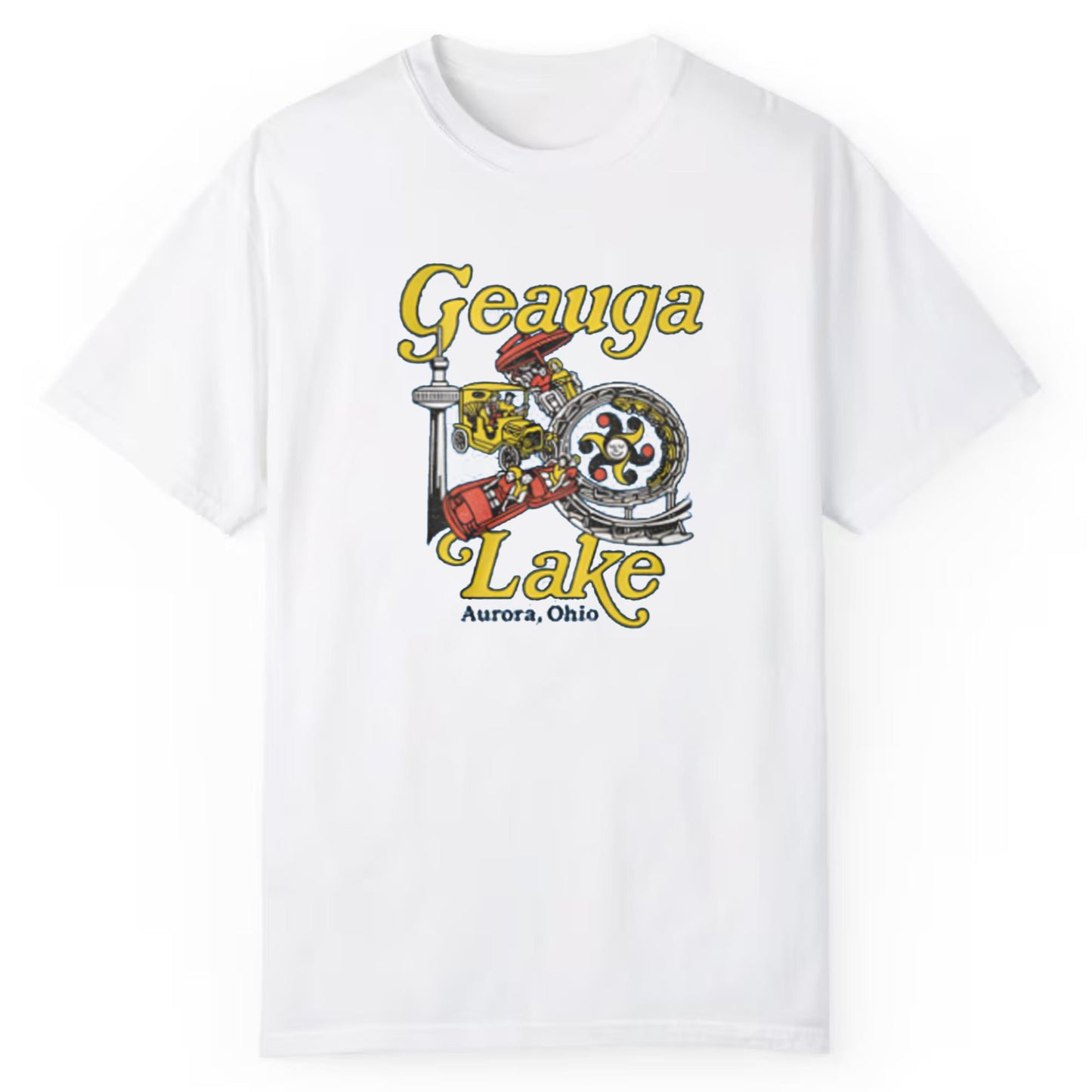 Travis Kelce Wearing Geauga Lake Amusement Park Shirts