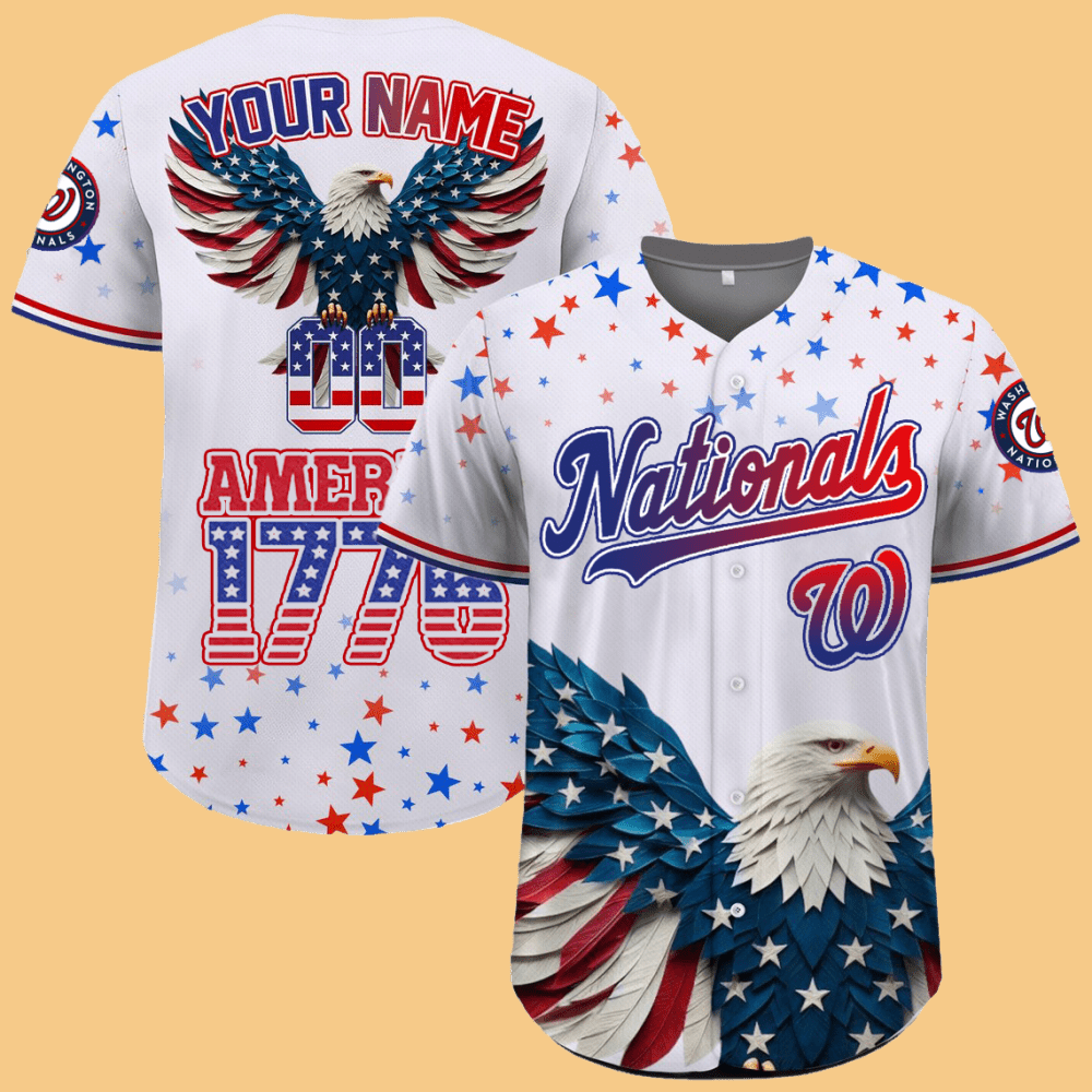 Nationals Independence Day Baseball Jersey 2025 - Cabryon