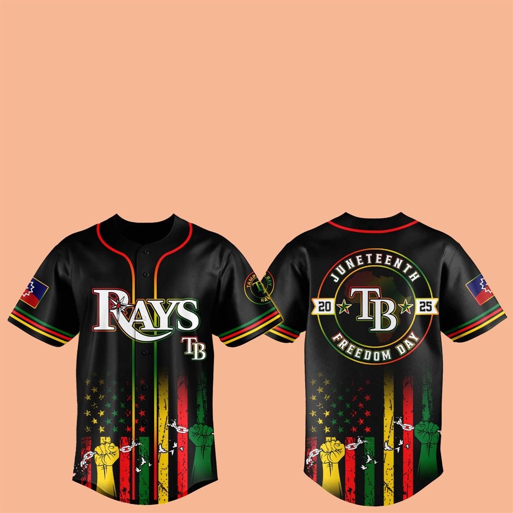 NY Tampa Bay Rays Juneteenth Day 2025 Baseball Jersey - Cabryon