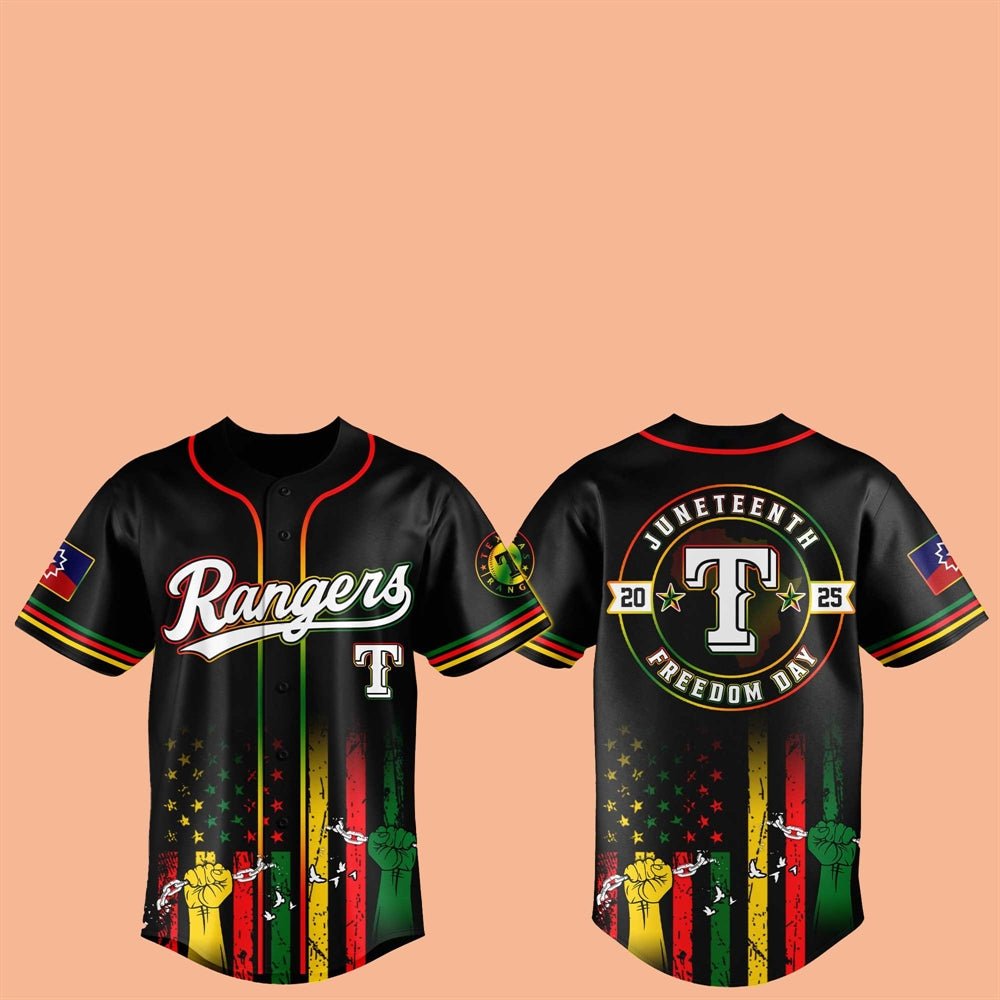 NY Texas Rangers Juneteenth Day 2025 Baseball Jersey - Cabryon