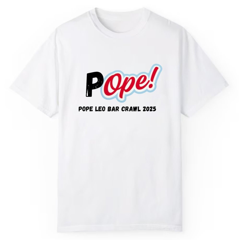 Pope Leo Bar Crawl 2025 Shirt - Cabryon