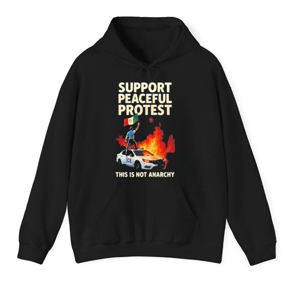 Support Peaceful Protest Anti ICE This Is Not Anrchy Shirt - Cabryon