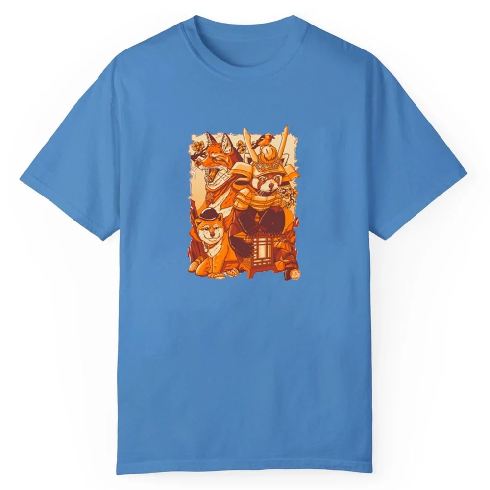 Tenhun Orange Fuzz Shirt - Cabryon