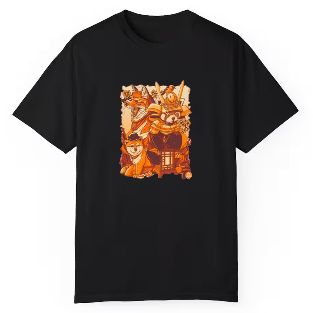Tenhun Orange Fuzz Shirt - Cabryon