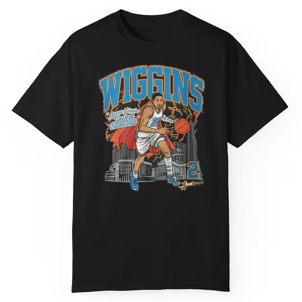 Wiggins Aron Save Basketball Shirt - Cabryon
