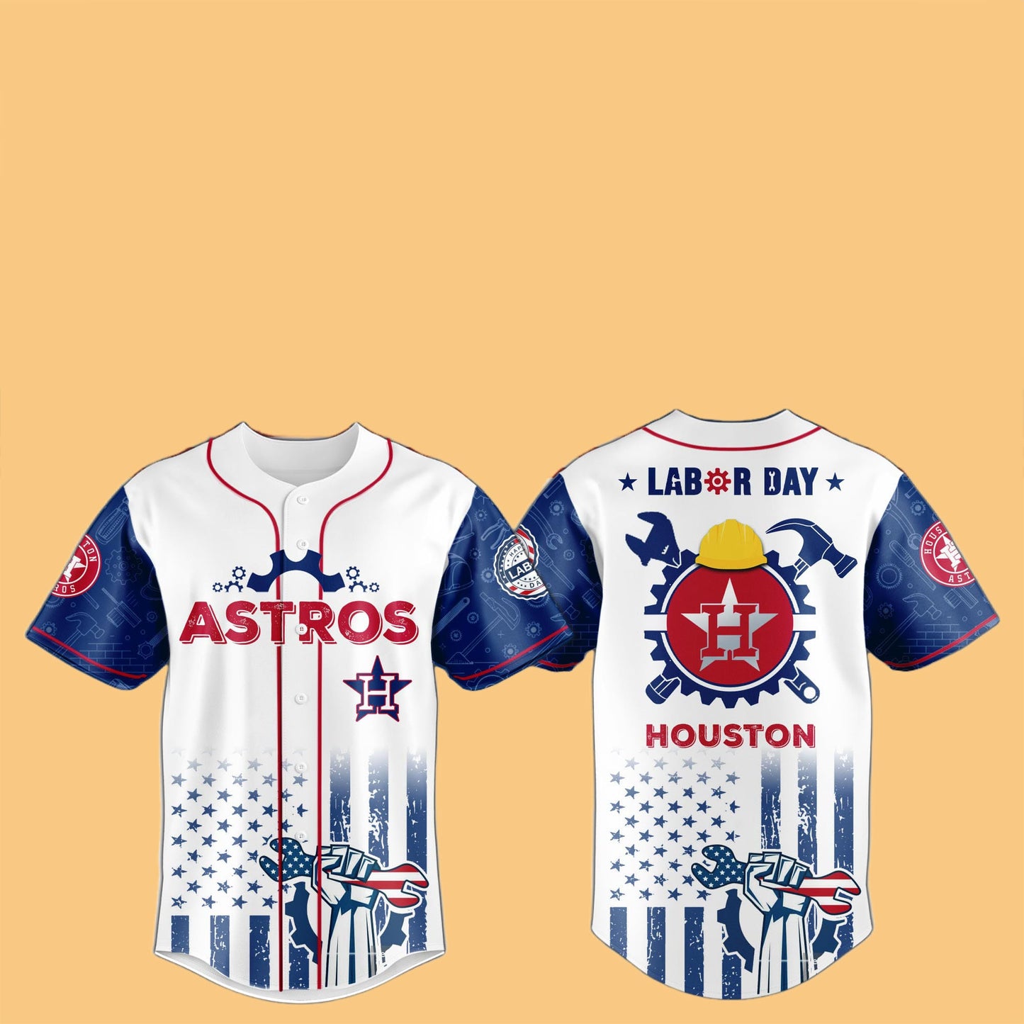 2025 Astros Labor Day Hat Jersey