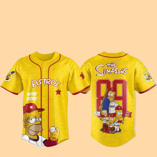 2025 Astros The Simpsons Jersey Hat