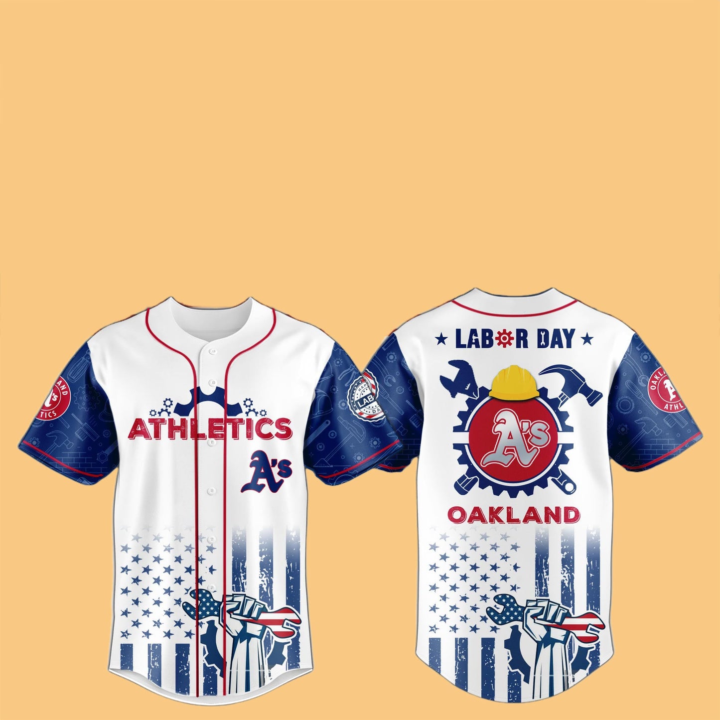 2025 Athletics Labor Day Hat Jersey