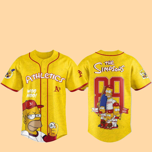 2025 Athletics The Simpsons Jersey Hat