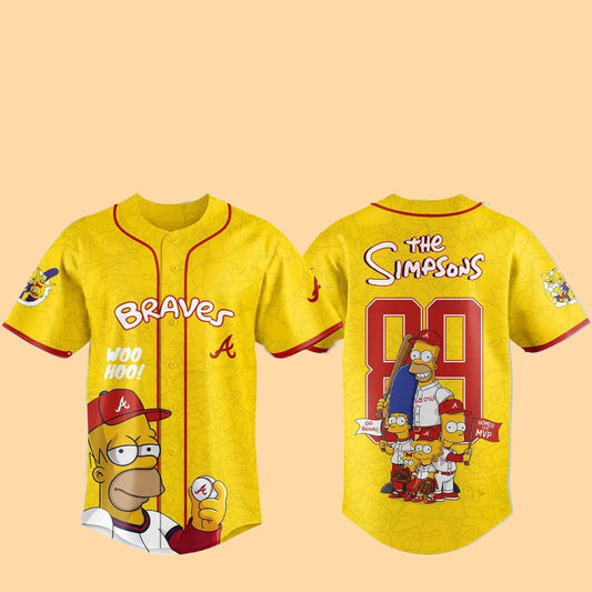 2025 Braves The Simpsons Jersey Hat
