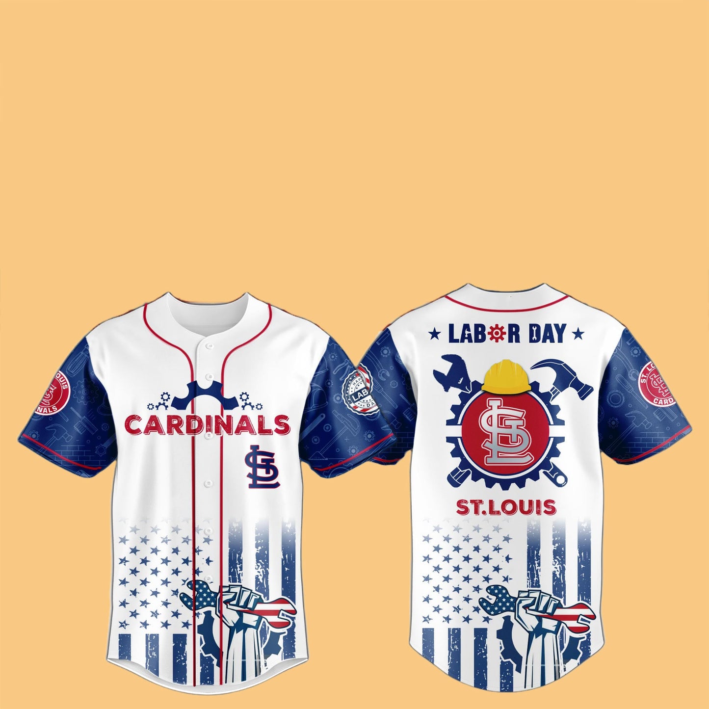 2025 Cardinals Labor Day Hat Jersey