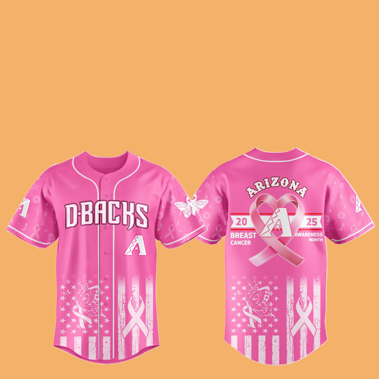 2025 D-Back Special Breast Cancer Awareness Month Hat And Jersey