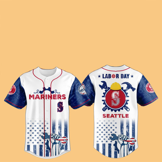 2025 Mariners Labor Day Hat Jersey