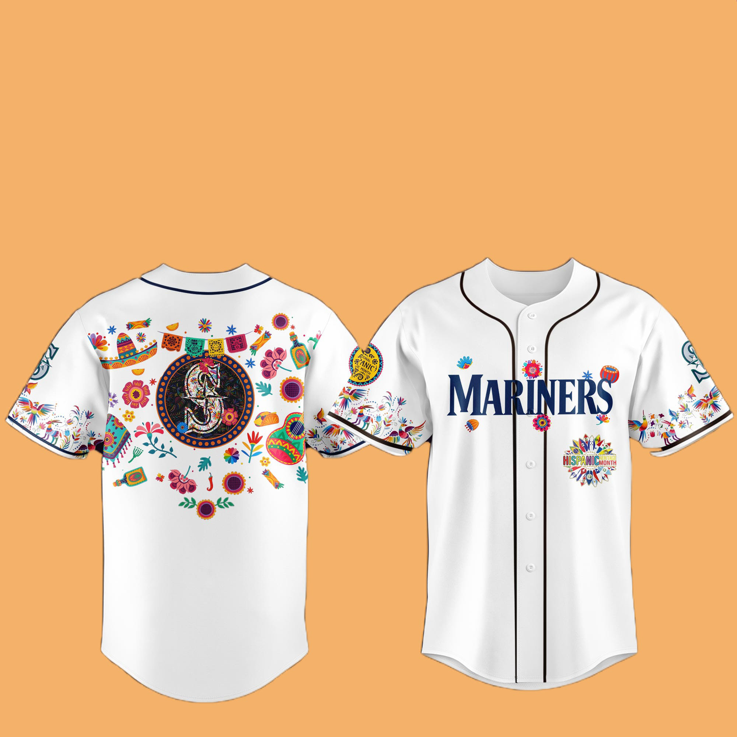 2025 Mariners National Hispanic Heritage Month Hat And Jersey