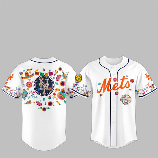 2025 NY Mets National Hispanic Heritage Month Jersey And Hat