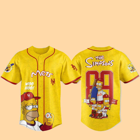 2025 NY Mets The Simpsons Jersey Hat