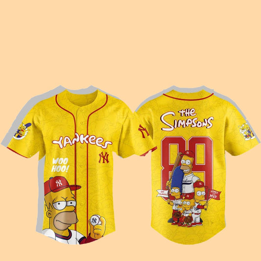 2025 NY Yankees The Simpsons Jersey Hat