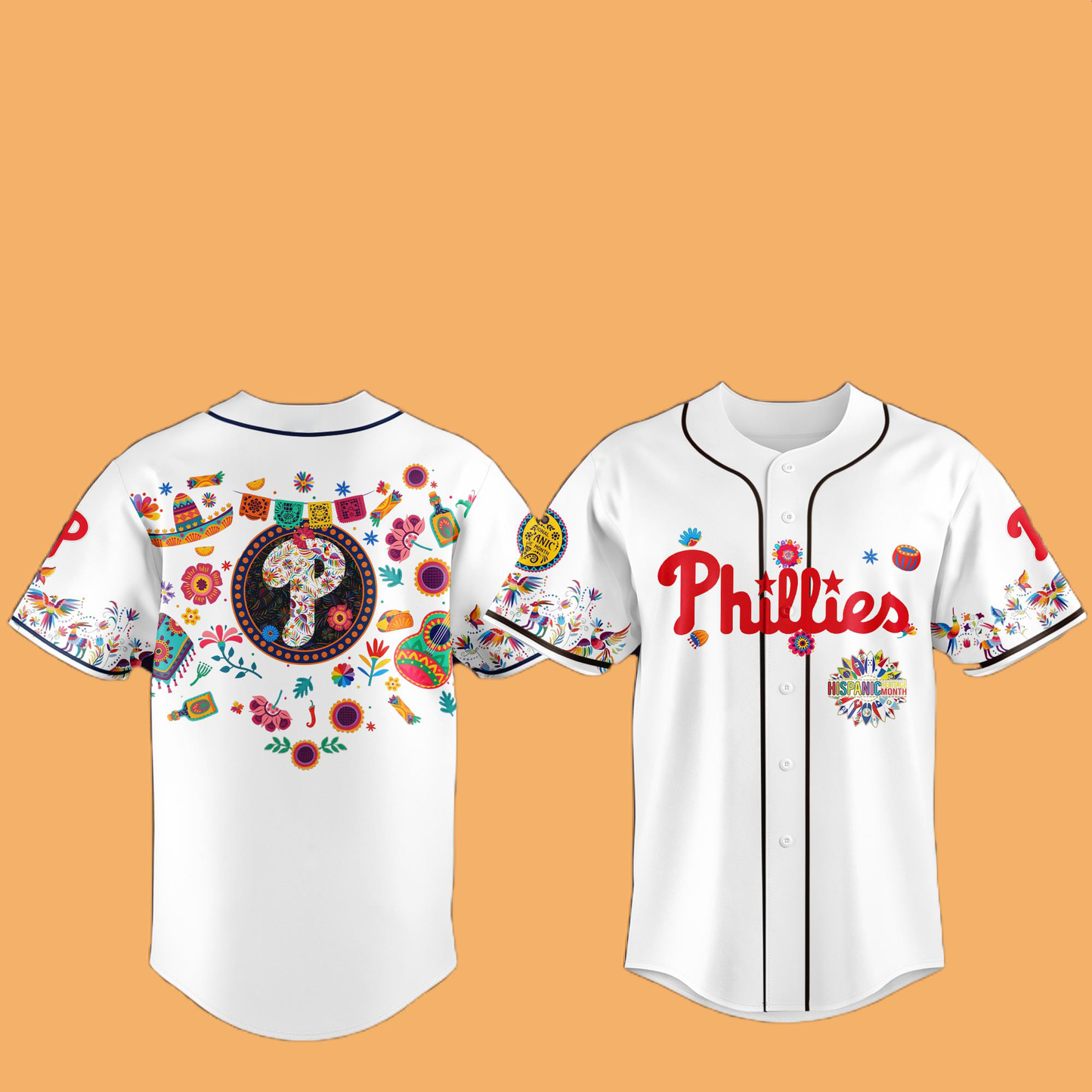 2025 Phillies National Hispanic Heritage Month Hat And Jersey