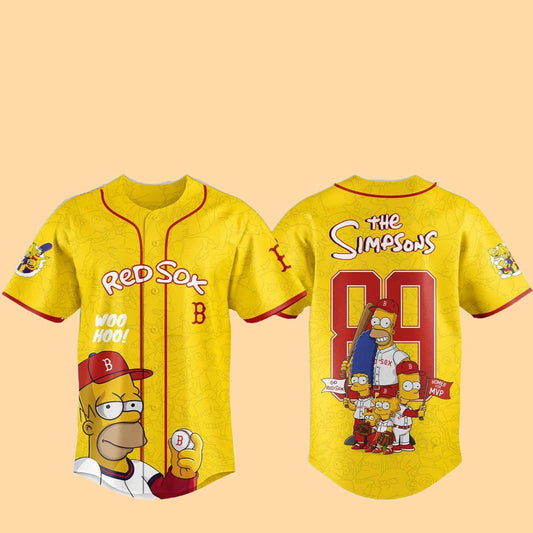 2025 Red Sox The Simpsons Jersey Hat