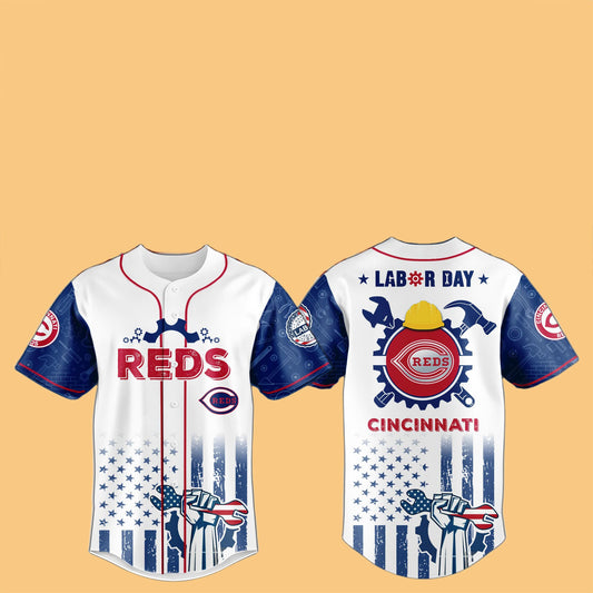 2025 Reds Labor Day Hat Jersey