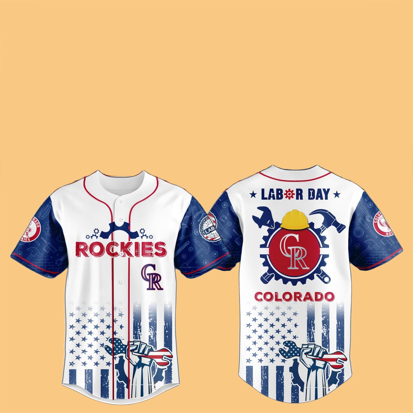 2025 Rockies Labor Day Hat Jersey