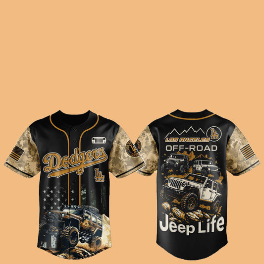 LA Dodgers Jeep Life Hat Jersey 2025